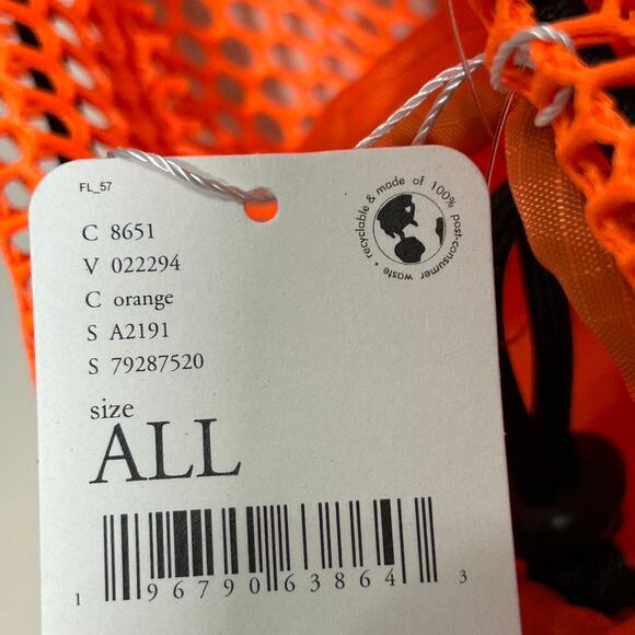 NEW Free People Movement Mini Mesh Sling Bag Orange Functional Athleisure - Picture 9 of 9